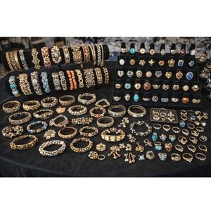 Vintage Jewelry Lot 1/2 LB Wearable No Junk Necklaces Bracelets Rings reseller